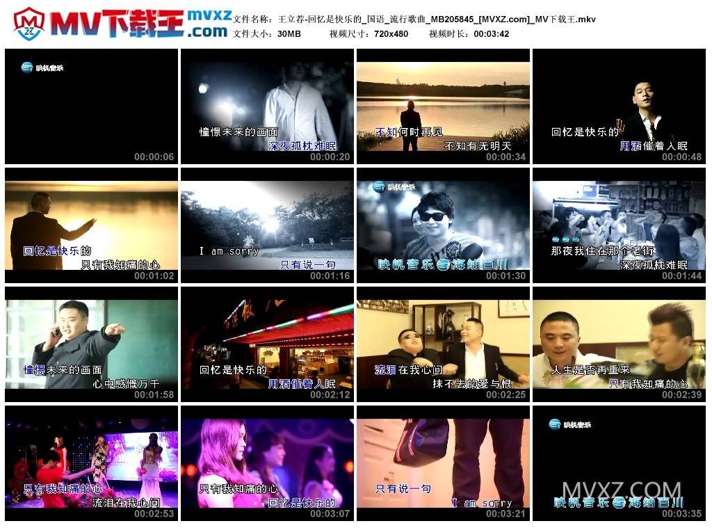 王立荐-回忆是快乐的_国语_流行歌曲_MB205845